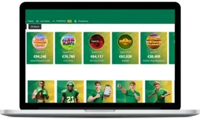 QBet slots on desktop
