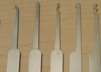 Image of lock picks used for lock picking
